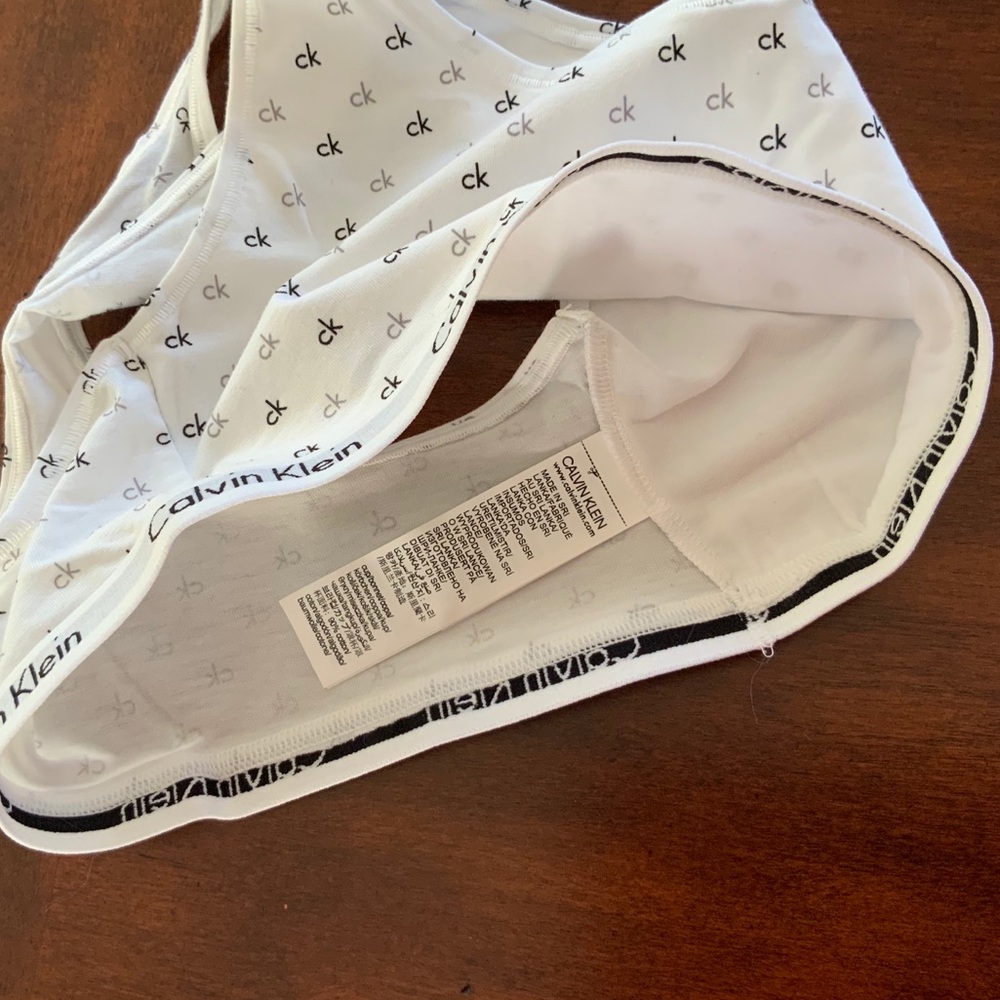 Calvin Klein Carousel Racerback Bralette - Picture 7 of 7